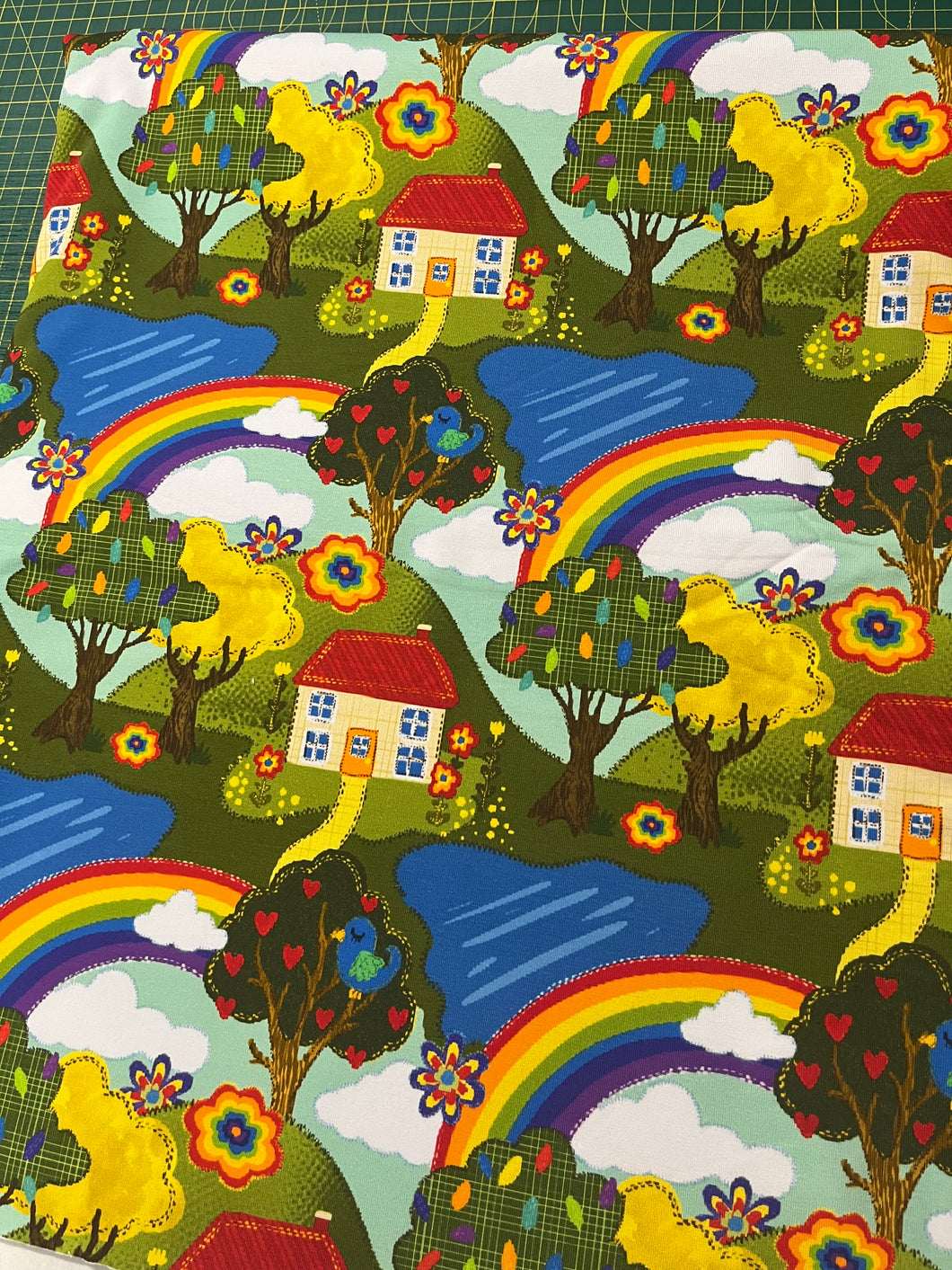 1m Retro Cottage Cotton Lycra