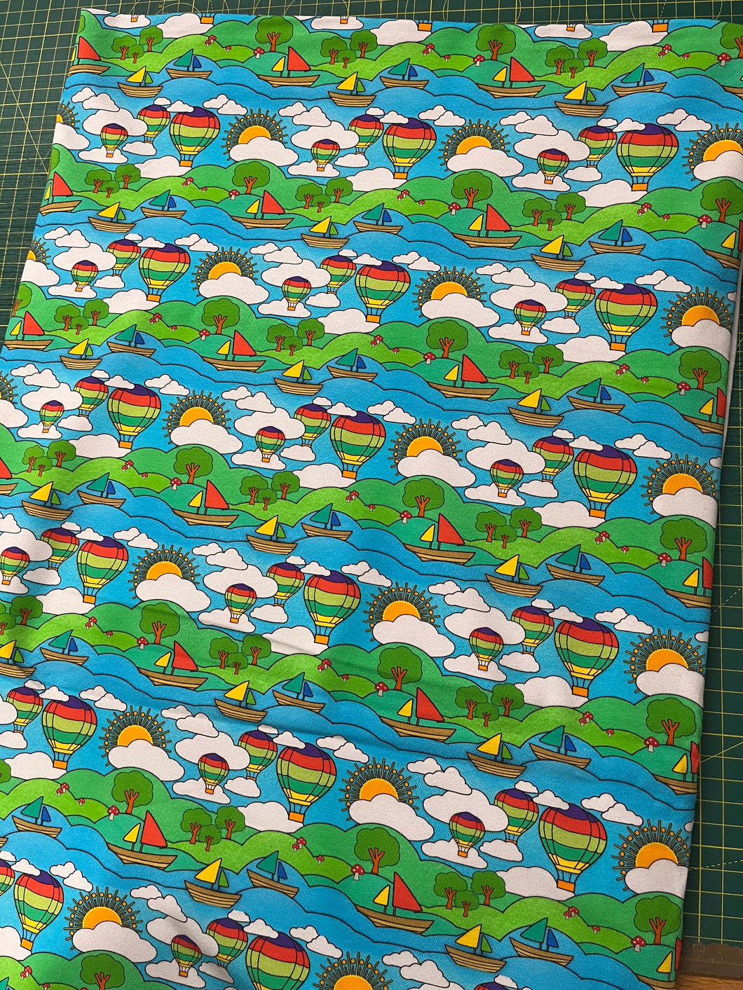 1m Up and Away Cotton Lycra