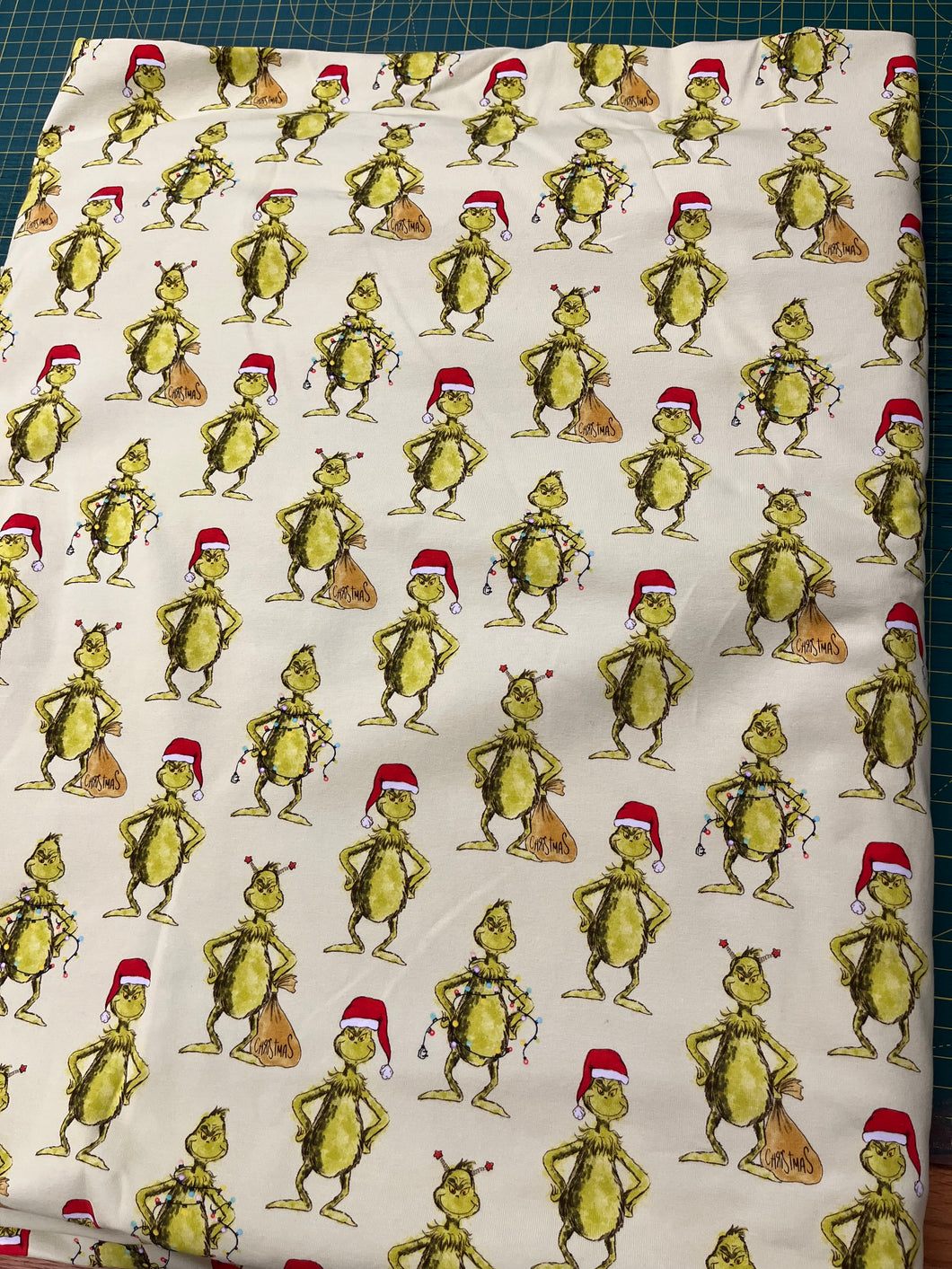1m Grinchmas Cotton Lycra