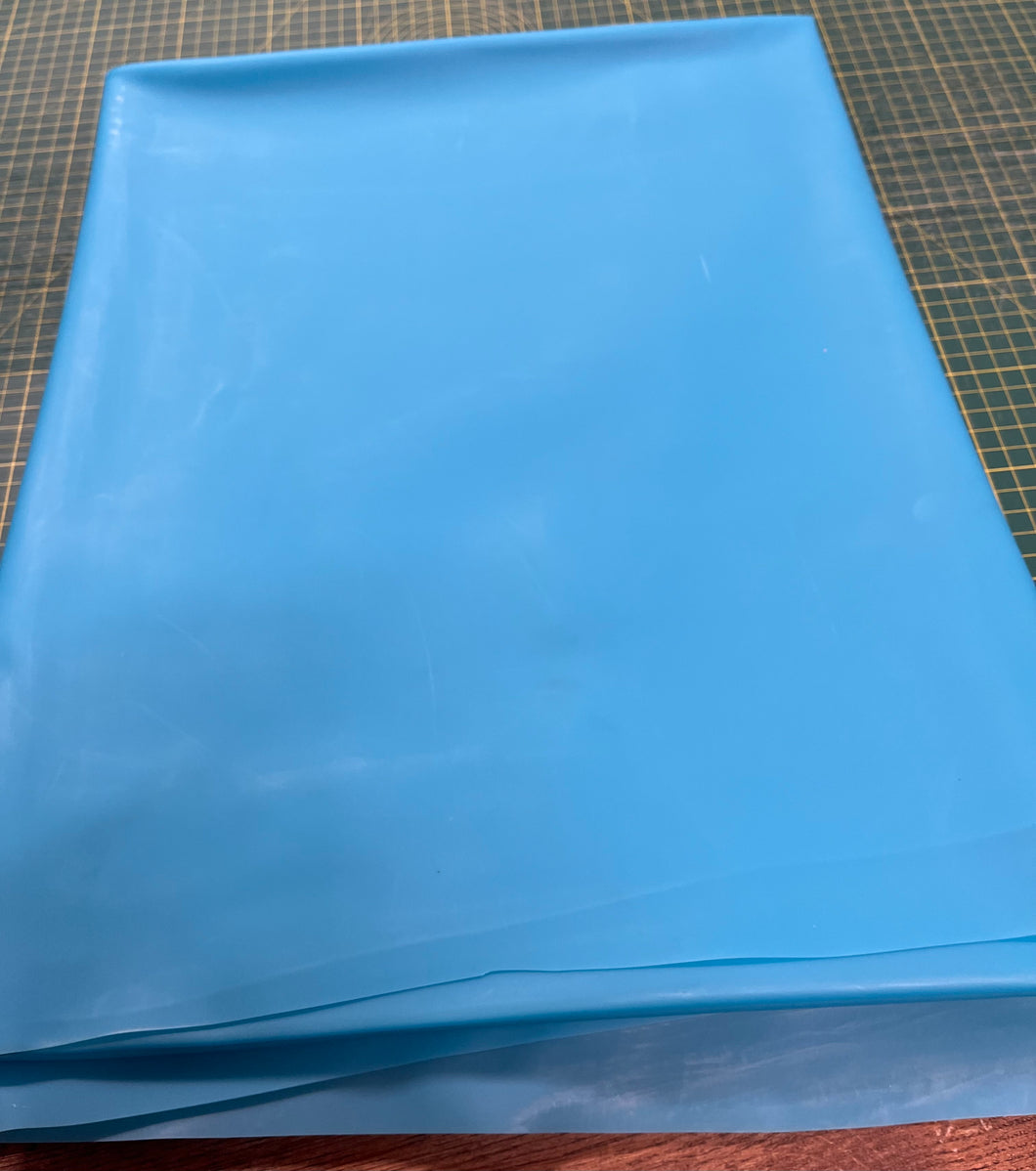 0.5m Bright Blue Jelly Vinyl