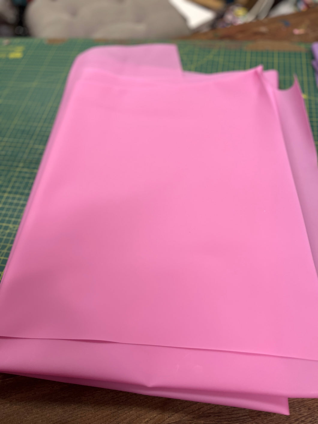0.5m Bubblegum Pink Jelly Vinyl