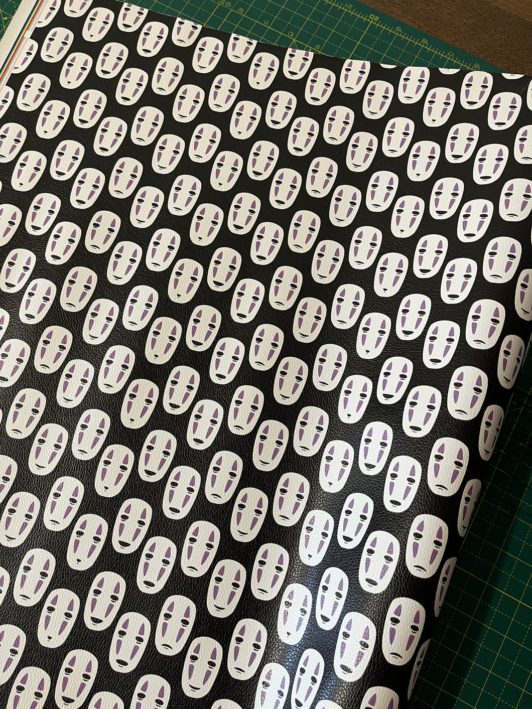 0.5m No Face Black Textured Vinyl