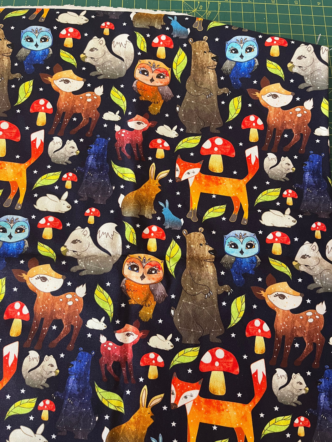 50cm Midnight Forest Cotton Canvas