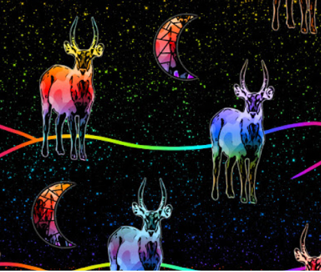 Rainbow Stag