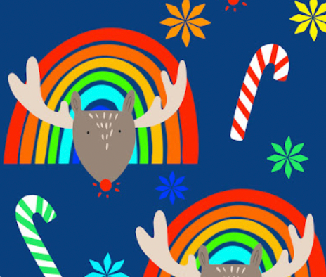 Rainbow Reindeer