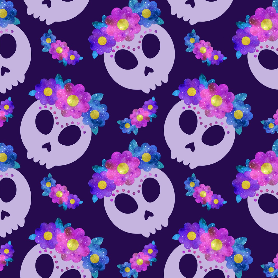 Purple Skull Flower